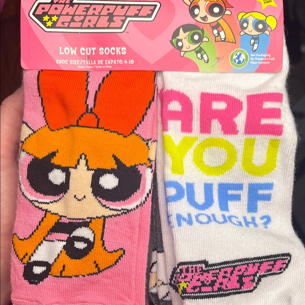 Powerpuff Girls Low Cut Socks